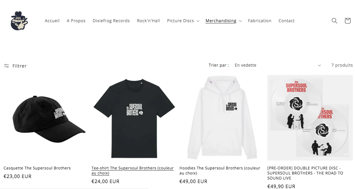 The SuperSoul Brothers - Merchandising